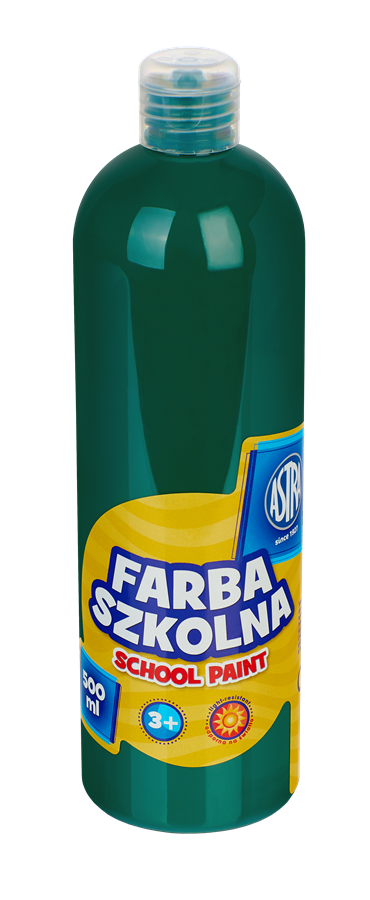 Farba Szkolna Astra 0,5L Ciemno Zielona