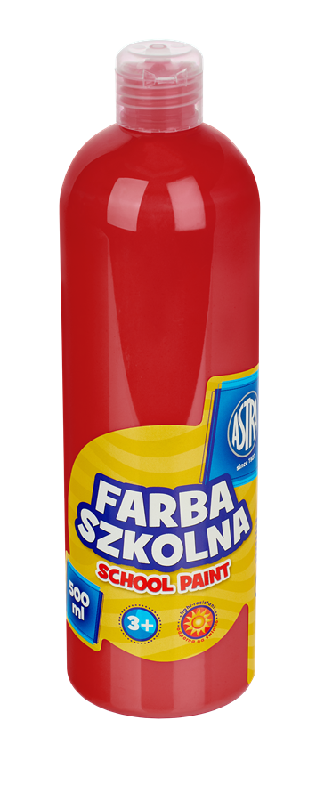 Farba Szkolna Astra 0,5l Czerwona