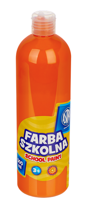 Farba Szkolna Astra 0,5L Pomarańczowa