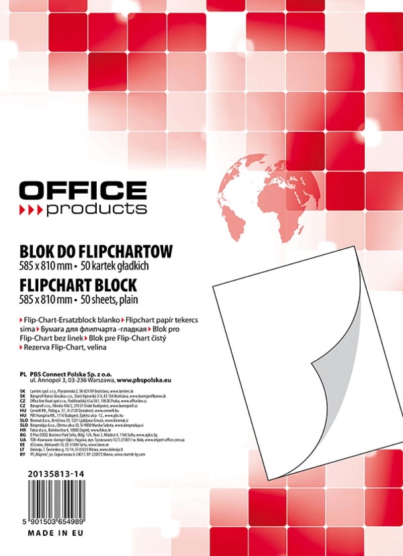 Blok Do Flipcharta Office 58,5x81 50 arkuszy