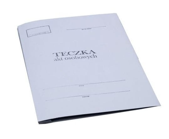 Teczka Akta Osobowe ABC Tektura