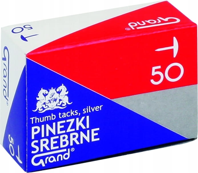 Pinezki Metalowe 50 sztuk Grand