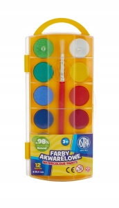 Farby Akwarelowe Astra 12 Kolorów
