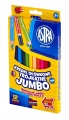 Kredki OłówkoweTrójkątne Astra 12 Kolorów Jumbo 