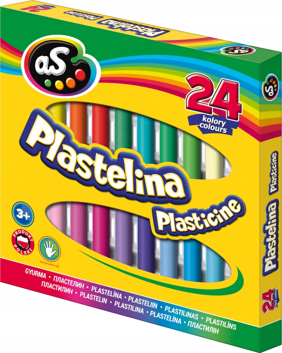Plastelina AS (Astra) 24 Kolorów AS 303219004