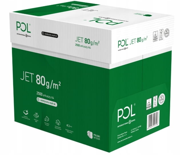 Papier Ksero A4 Poljet 80g KARTON