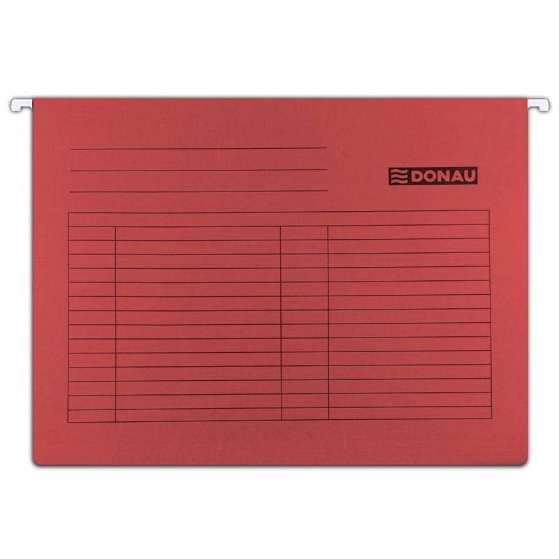 Teczka Zawieszkowa A4 Donau Czerwona