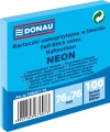 Notes Samoprzylepny Donau 76x76mm Niebieski Neon 