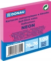 Notes Samoprzylepny Donau 76x76mm Różowy Neon