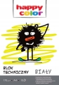 Blok Techniczny A4 Biały 10 Arkuszy Happy Color 170g/m2