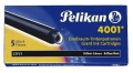 Naboje Pelikan Do Piór Długie 5 sztuk Czarne