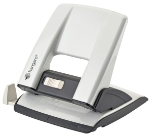 Dziurkacz Kangaro Aion-30 Metaliczny Biały do 30 kartek