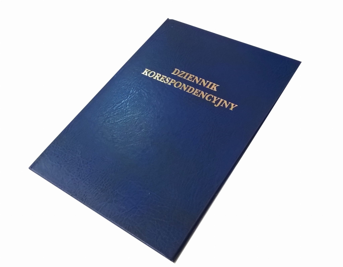 Dziennik Korespondencyjny A4 96 kartek Granatowy Człuchów