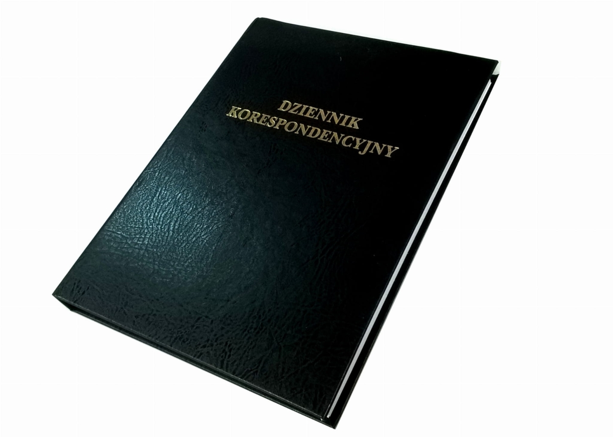 Dziennik Korespondencyjny A4 192 kartek Człuchów Czarny