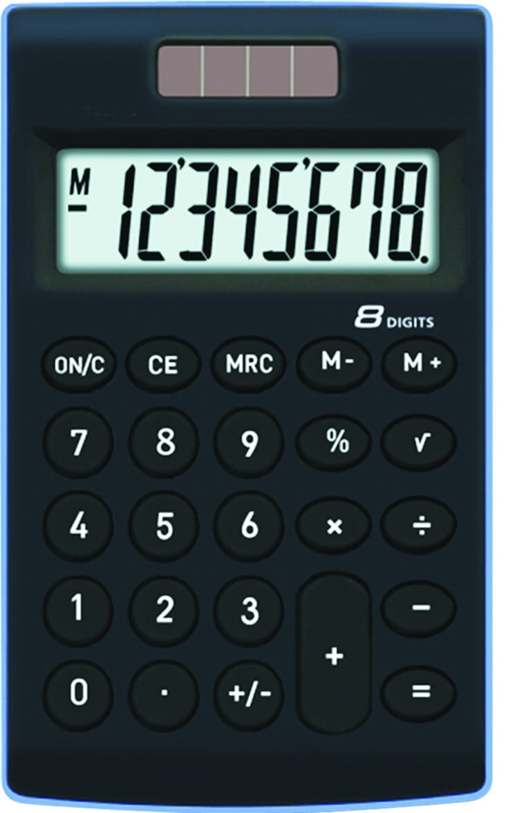 Kalkulator Kieszonkowy Toor 8- Pozycyjny 2 Typy Zasilania Tr-252-K
