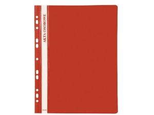 Skoroszyt Zawieszany Plastikowy Do Akt Osobowych A4 10 Sztuk Czerwony