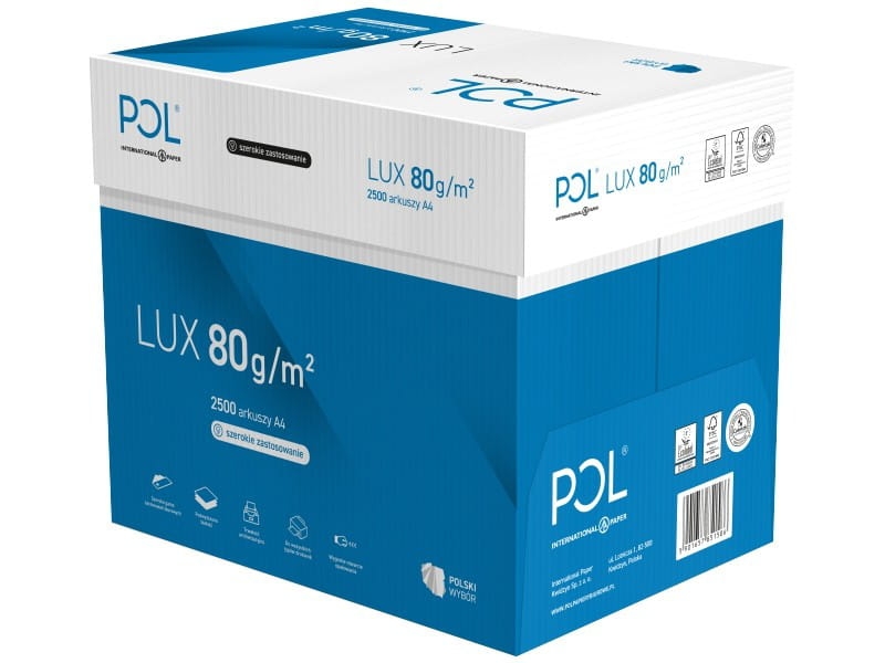 Papier Ksero A4 Pollux 80g KARTON