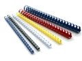 Grzbiet Plastikowy Do Bindowania 14mm 100 sztuk Czarny