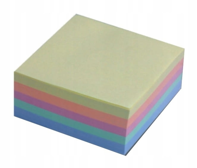 Kostka Klejona Kolorowa 85x85x35mm Interdruk