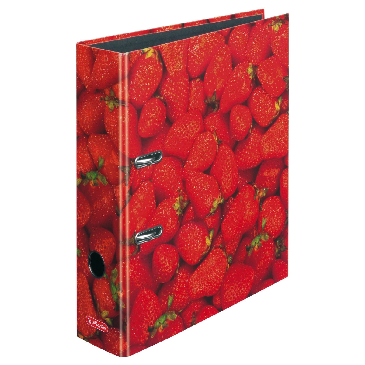 Segregator Herlitz A4 80mm Truskawka Max.File
