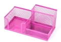 Przybornik Metalowy z Przegródkami Leviatan Różowy