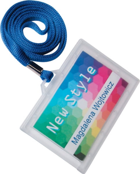 Identyfikator Holder Z Tasiemką Na Kartę O-Badge Holder With Strap 50 sztuk