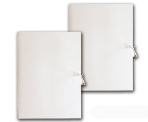 Teczka Wiązana Tekturowa Biały 250g 50 sztuk