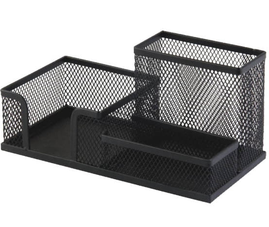 Przybornik Metalowy Z Przegródkami Q-Connect Czarny 'KF16572'