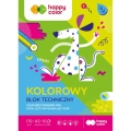 Blok Techniczny A4 Kolor 10 Arkuszy Happy Color 170g/m2