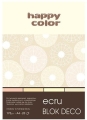 Blok A4 Deco Ecru 20 Arkuszy 4 Kolory Happy Color 170g/m2