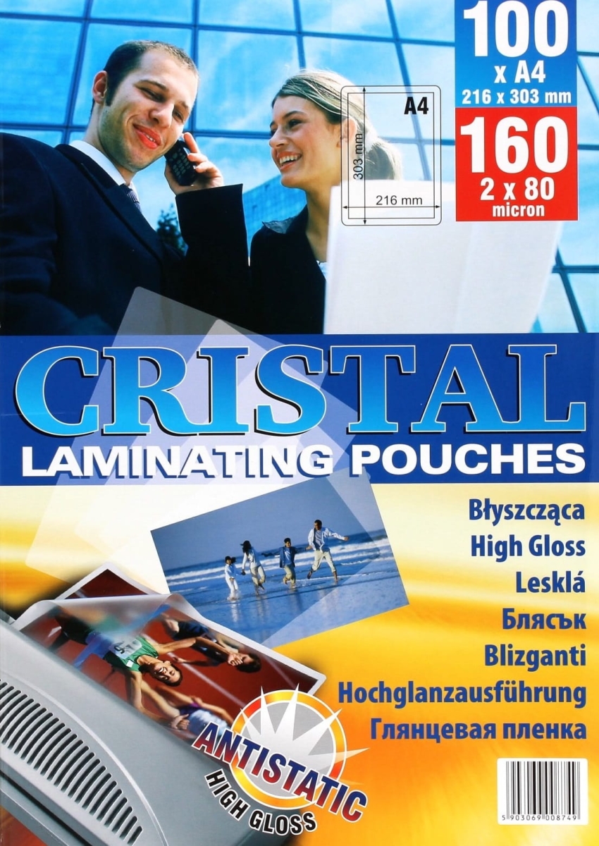 Folia Laminacyjna A4/80u Błyszcząca
