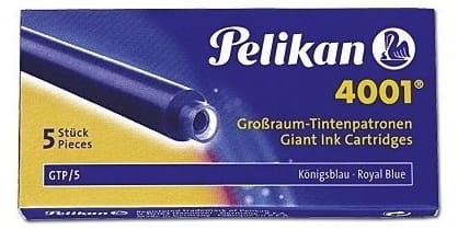 Naboje Pelikan Do Piór Długie 5 sztuk Niebieski