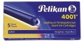 Naboje Pelikan Do Piór Długie 5 sztuk Niebieski