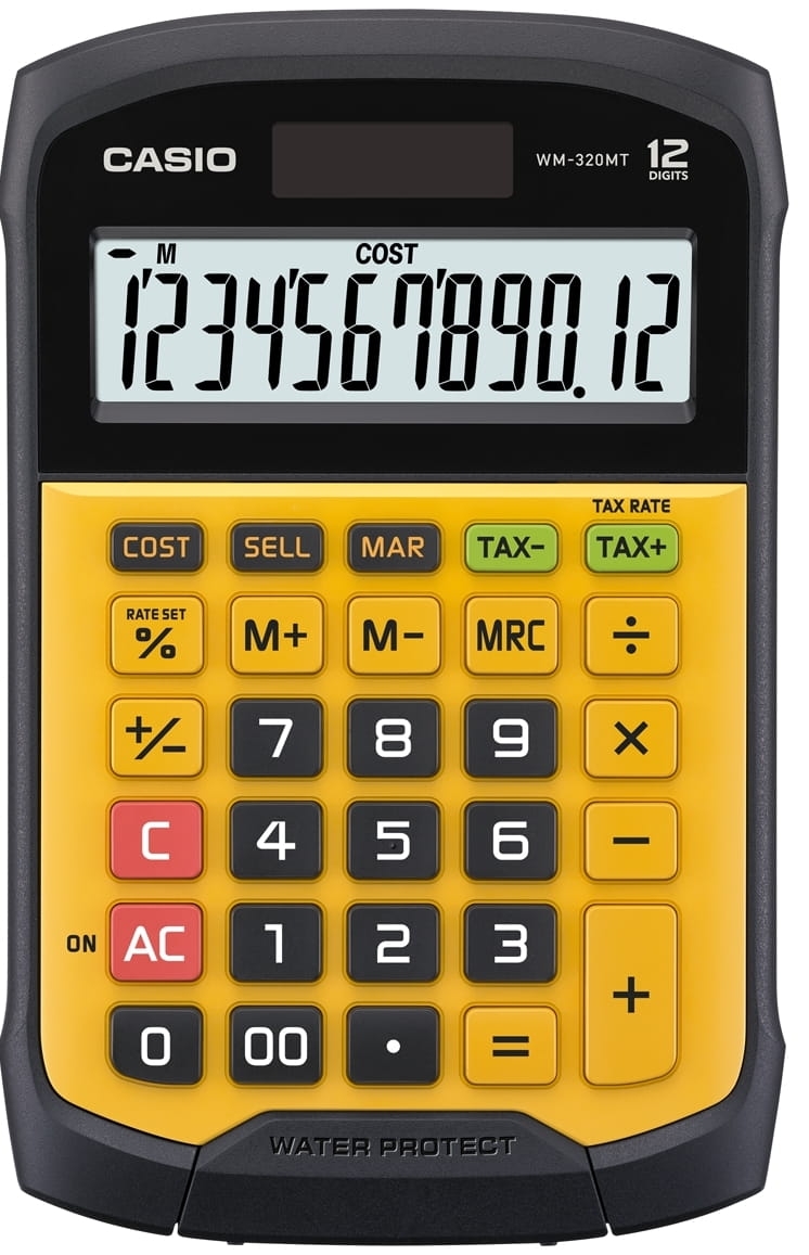 Kalkulator Casio ŻÓŁTY WM-320MT