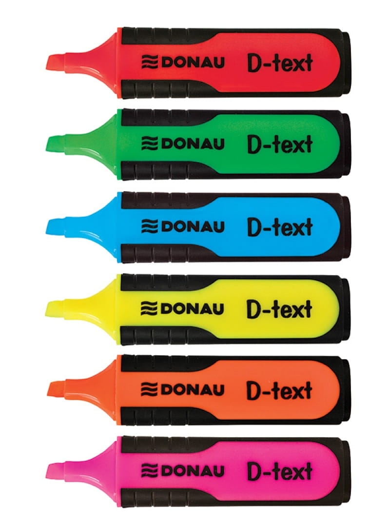 Zakreślacz Donau D-Text  6 Sztuk 7358906PL-99