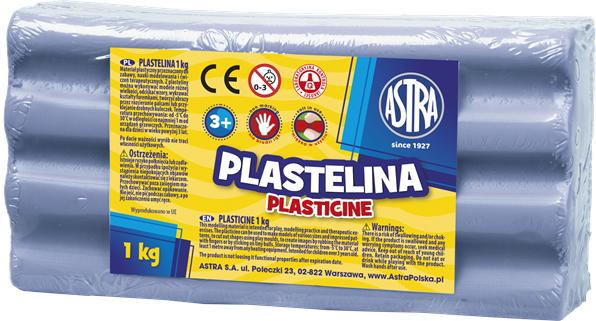 Plastelina 1Kg Błękitny Astra AS303111014