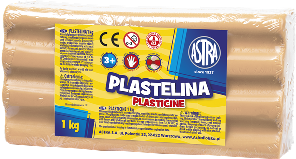 Plastelina 1Kg Cielista Astra AS303111003