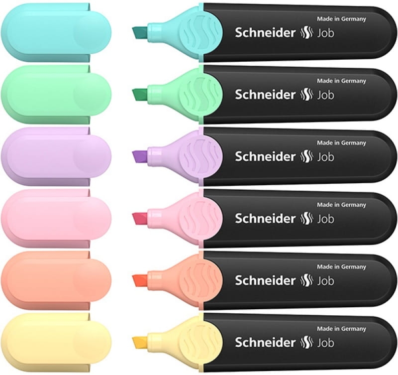 Zakreślacz Schneider Job Pastel /6 Kolorów/ SR115097