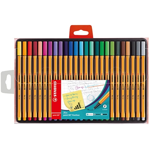 Cienkopis Stabilo Point 88 Kpl.25 sztuk P8825-1