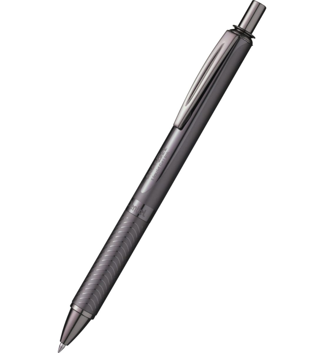 Pióro Kulkowe Pentel Energel Sterling 0,7mm Obudowa Metaliczno Czarna BL407-MA-C