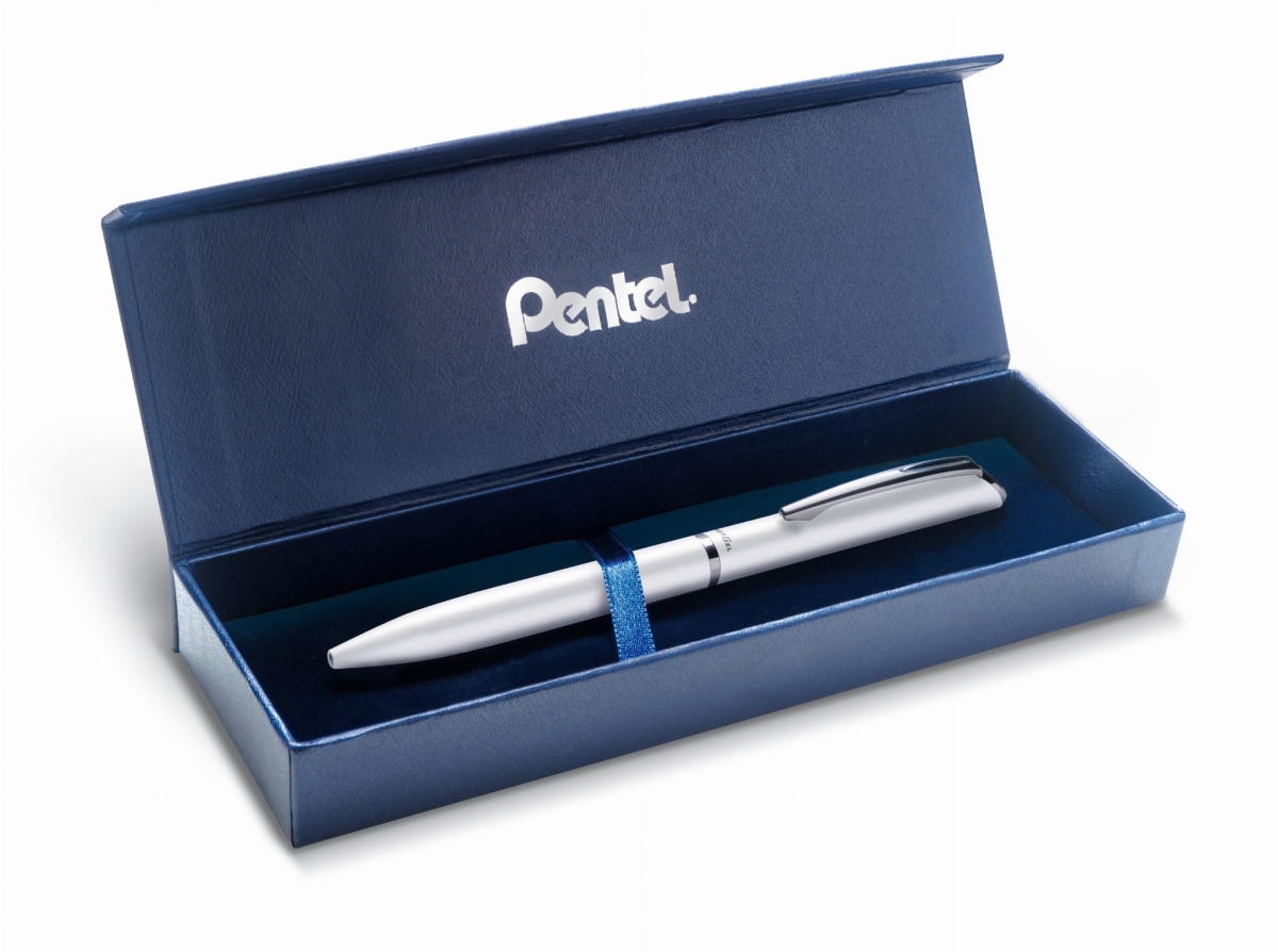 Pióro Kulkowe Pentel Energel Sterling 0,7 mm Obudowa Satynowa Szampańska BL2007-WZC