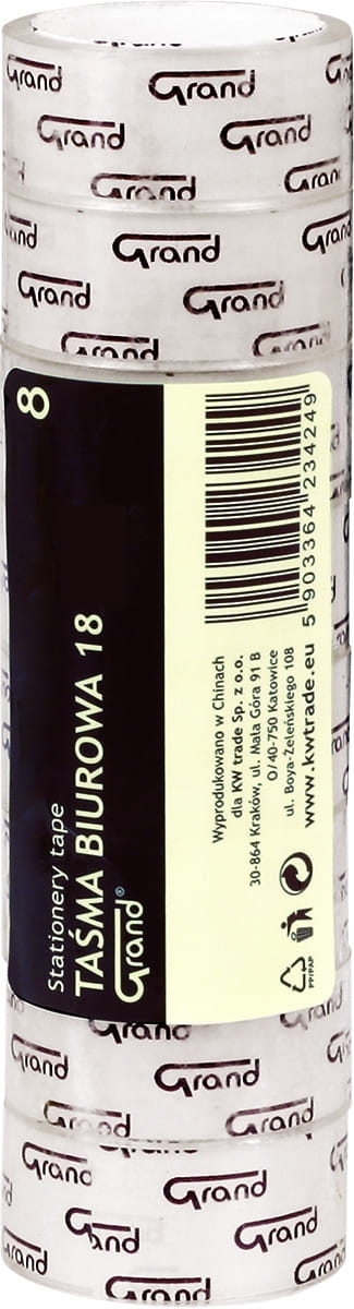 Taśma Klejąca 18mm/30m 8szt
