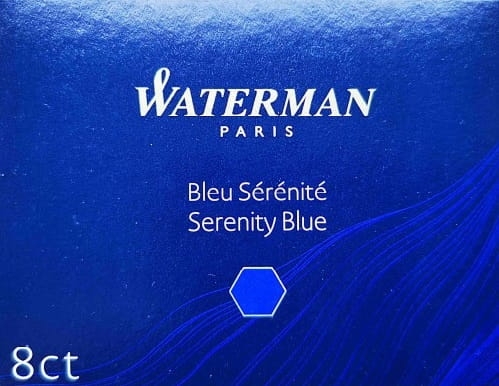 Nabój Atramentowy Waterman Długie 8 sztuk Niebieski