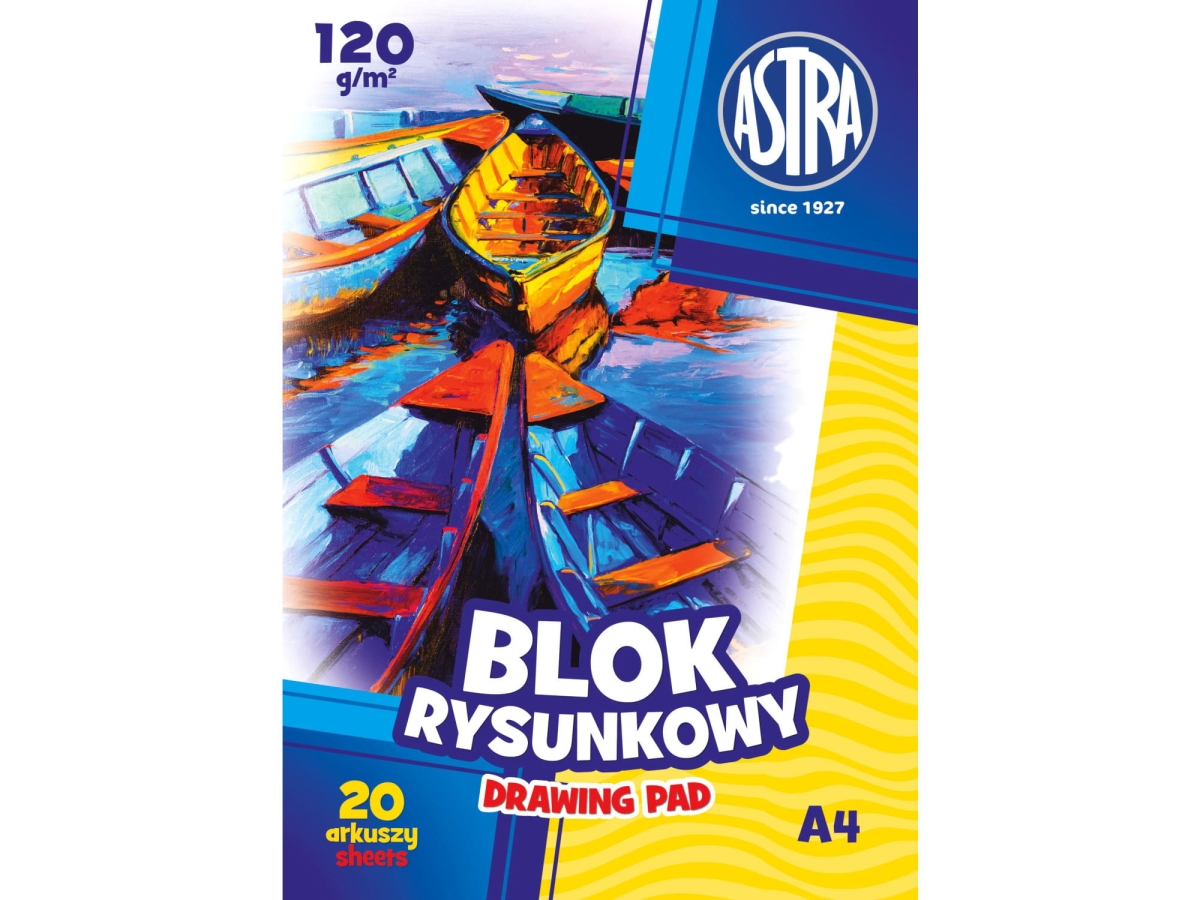 Blok Rysunkowy A4 120g Astra