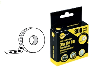 Żelowe Kropki Mocujące w Rolce Yellow One YL-10300 125-1042