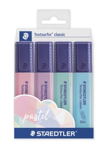 Zakreślacz Staedtler Textsurfer Classic Pastel /4szt/