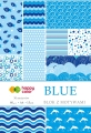 Blok A4 Blue 30 Motywów 15 arkuszy Happy Color 80g