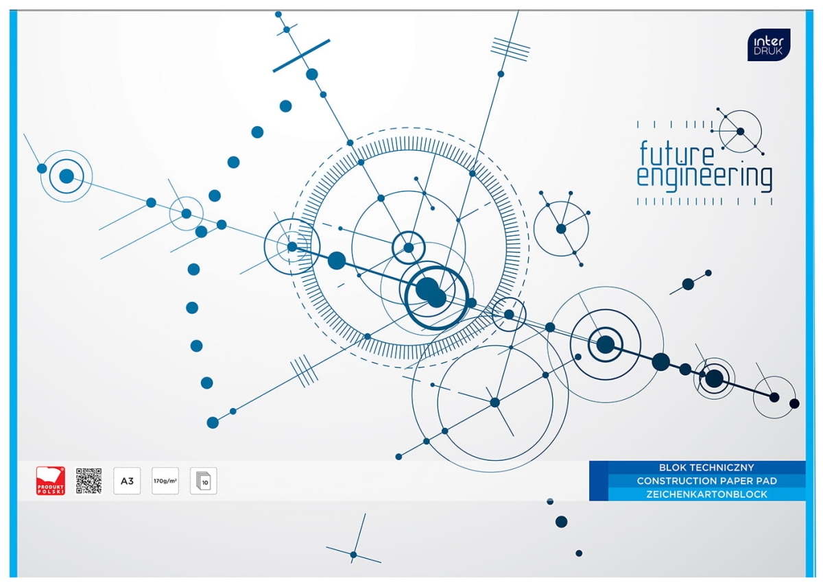 Blok Techniczny A4 10 Kartek Interdruk BLT