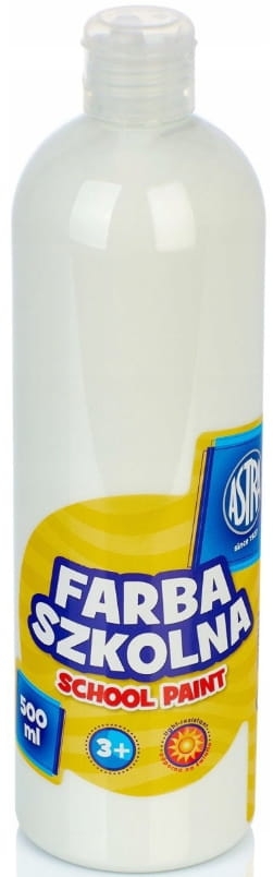 Farba Szkolna Astra 0,5l Biała