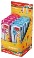 Cyrkiel Metalowy W Etui Keyroad Jelly-Bean Z Grafitami Różowy 